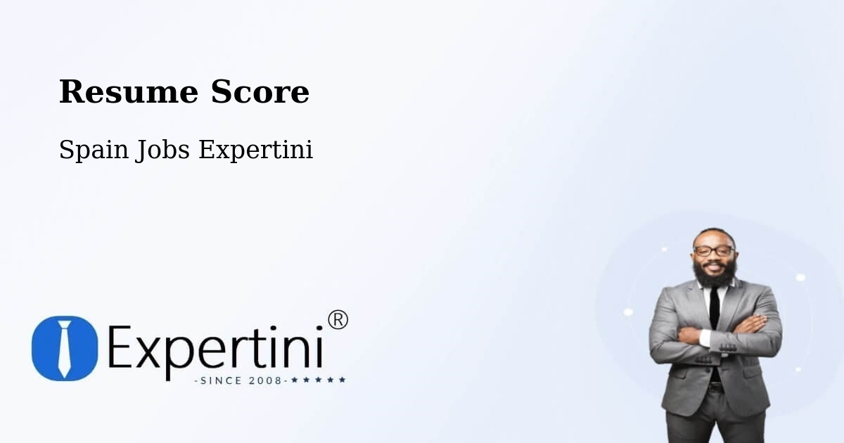 Resume Score & Job Description Match Tool – Pulpí - Spain Jobs Expertini